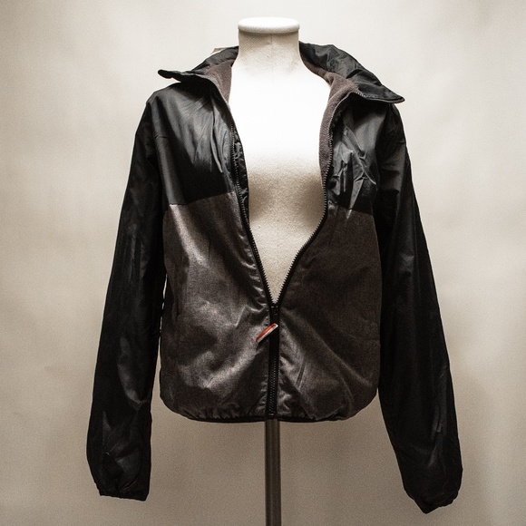 H & M BOY'S FLEECE LINED HOODED WINDBREAKER - Picture 6 of 9